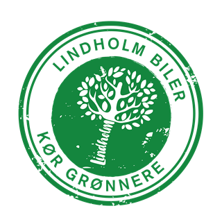 Grønt logo af Lindholm Skov