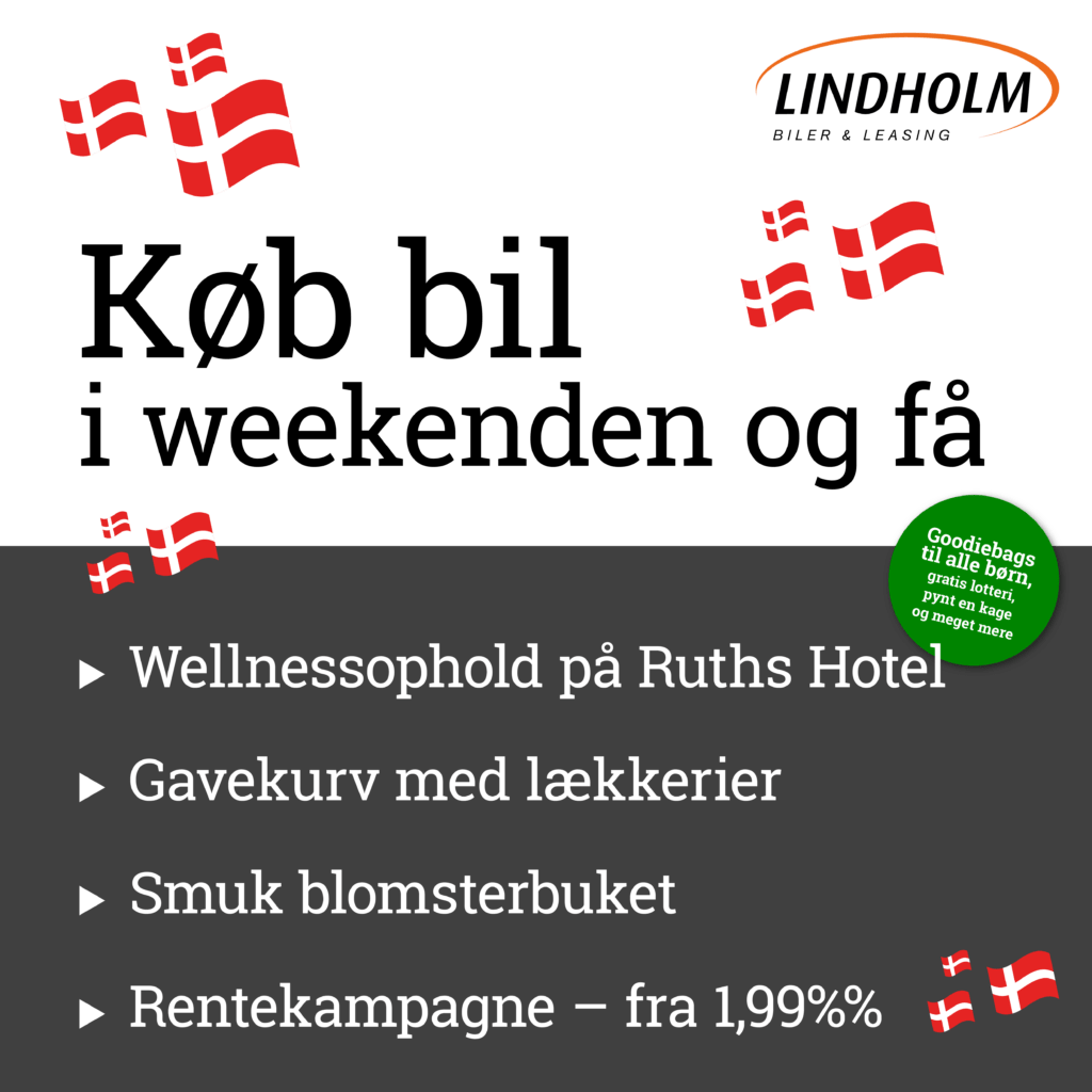 Køb bil i weekenden og få gavekort til Ruths Hotel