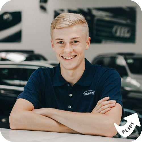 Profilbillede af salgsmedhjælper Andreas Hviid hos Lindholm Biler