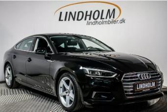 Sort Audi A5 40 TFSi Prestige Sportback S-tr.